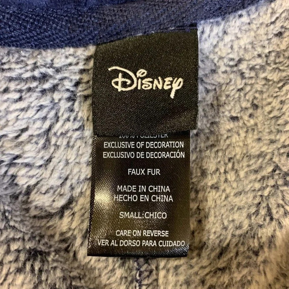 Disney Women's Mickey Mouse‎ Hooded One Piece Zip Up Pajamas Size S - Picture 9 of 15